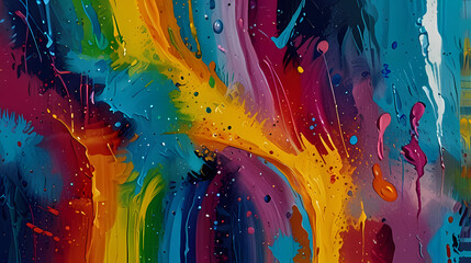 Abstract Acrylic Painting Background