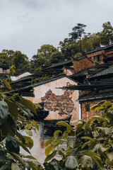 View of the ancient city of the city of wuyuan