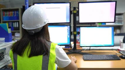 Computer engineers work at large industrial plants, The supervisor writes programs to control machinery in the factory.	
