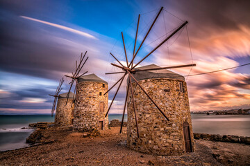 Photos from various tourist spots around the Greek island of Chios
