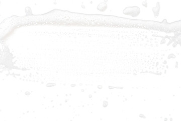 Isolated foam bubble splash