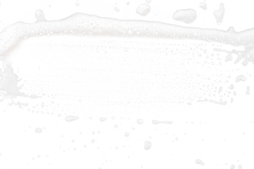 Isolated foam bubble splash