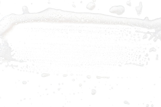 Isolated foam bubble splash