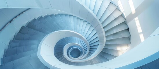 Spiral staircase Modern Architecture detail Abstract Background