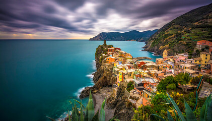 Photos from various tourist spots around Cinque Terre Italy