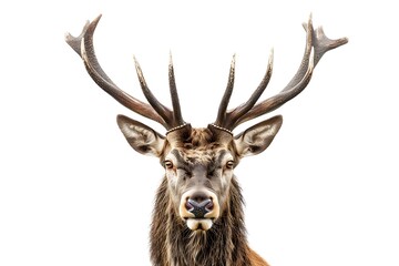 Majestic stag emoji with a full antler rack