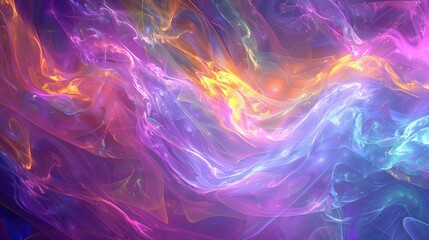 Obraz premium Ethereal Iridescent Abstract Background