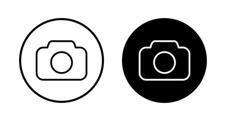 Camera Icon vector isolated on white background. Camera symbol. Camera vector icon