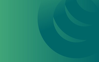 Green geometric abstract background. composition of abstract art in motion Vector-based artwork. aspect of design for posters, web banners.
