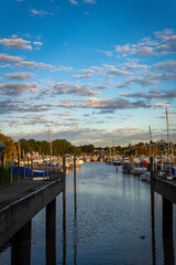 Fototapeta premium View of the port of San Fernando, Buenos Aires Province, Argentina.