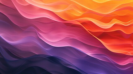 Serene Sunset Abstract Background