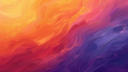 Serene Sunset Abstract Background