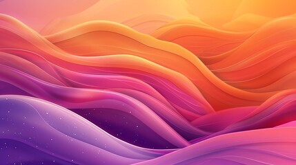 Serene Sunset Abstract Background