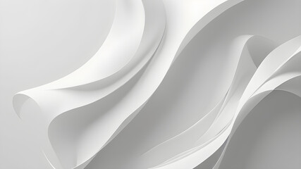 Obraz premium White tones minimalist modern elegance background, Generative AI