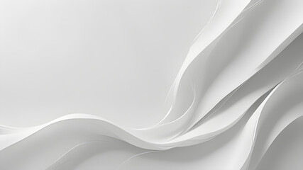 Obraz premium White tones minimalist modern elegance background, Generative AI