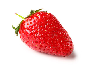 Sweet fresh strawberry on white background