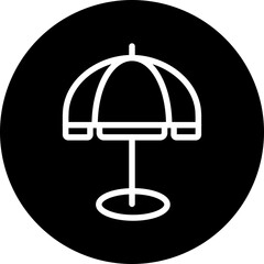 paracol Vector Line White Circle Black Icon Design