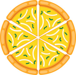 Pizza Illustration Simple