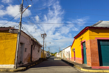 Obraz premium colorful houses in city Venezuela 