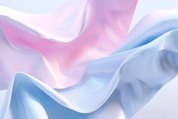 Flow Form Stage Background in Light Pink and Blue