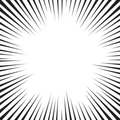 Naklejka premium Speed Line Comic