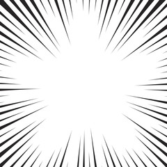 Obraz premium Speed Line Comic