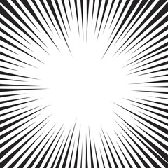 Fototapeta premium Speed Line Comic