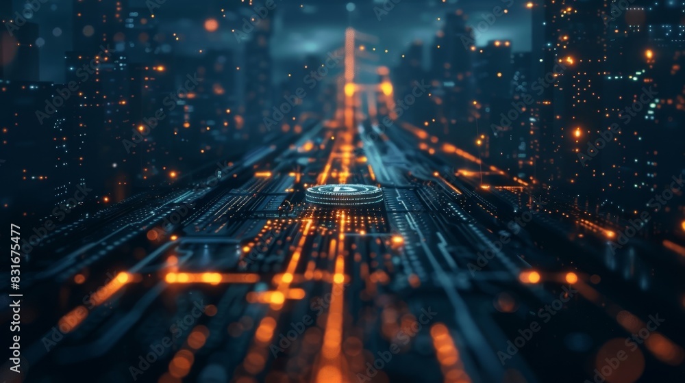 Poster the ultimate destination for those seeking refuge from the chaos of centralized systems a blockchain