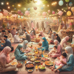 eating together during Eid al-Adha