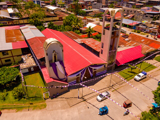 fotos aereas de tingo maria previa a la fiesta de san juan 2024