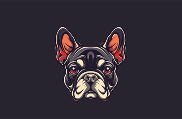Dog logo design template vector illustration