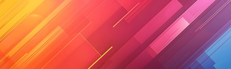 Obraz premium Colorful geometric background, vector illustration.