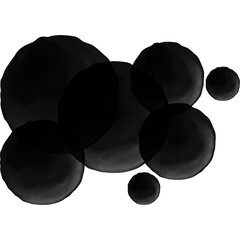 black speech blotch spot irregular form isolated on transparent background, random cube drops simple elements, organic amoeba blob shape in modern style fluid dynamic