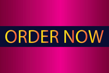  Order now button with shopping cart. Colorful modern collection for website. Online sell. Social media post, Click here, apply, buttons clicking. Web design elements. Vector and illustration.