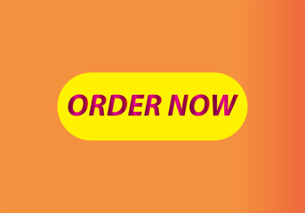  Order now button with shopping cart. Colorful modern collection for website. Online sell. Social media post, Click here, apply, buttons clicking. Web design elements. Vector and illustration.