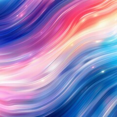 Obraz premium Digital silk dance of gracefully flowing colors