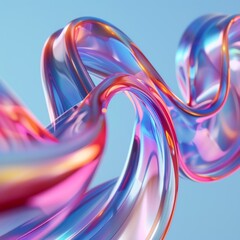 Vibrant color swirls create a mesmerizing dance of liquid elegance