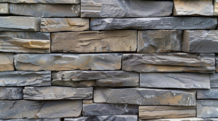 Classical Style Stone Wall with Large Rough Stones and Unpolished Patterns, Exuding High-Class and Design Aesthetic, Ideal for Industrial or Historical Backgrounds