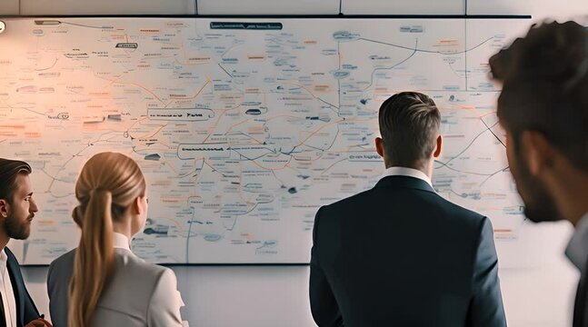 Business Triumph: Exploring the Pathways to Success Through an Interactive Mind Map.