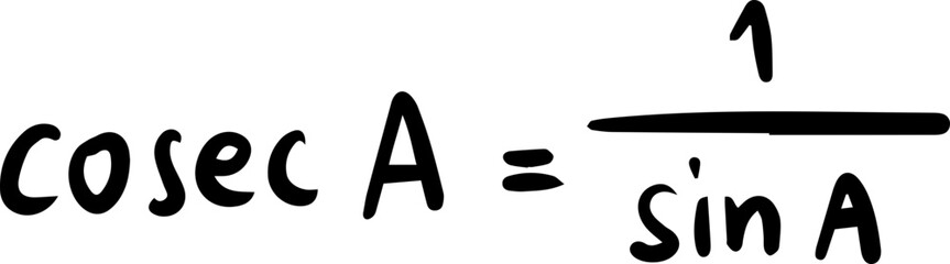 trigonometry math sin cos tan sec cosec cot handwritten