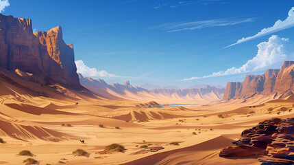 Naklejka premium Desert Mirage 