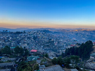 View of Kohima, Nagaland, India