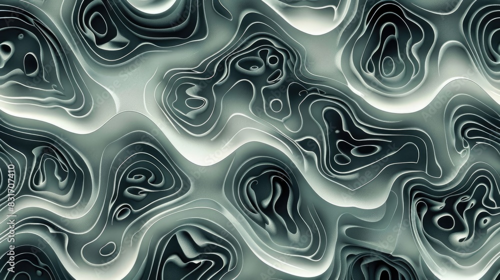 Poster Modern pattern with abstract repeating texture