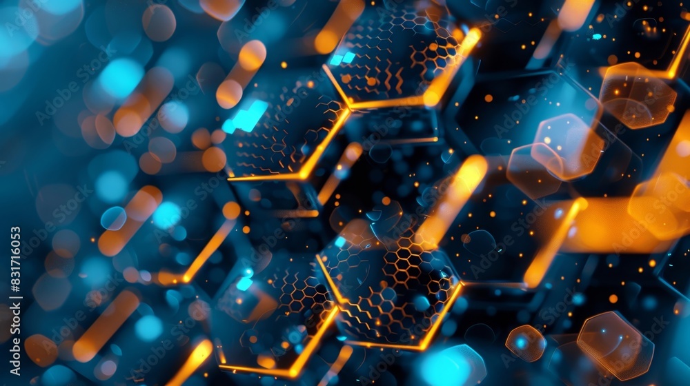 Poster each hexagonal cell in the honeycomb holds a piece of the puzzle forming a complete picture of valua