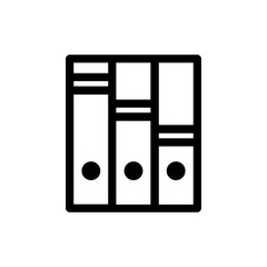 Document holder Education line icon
