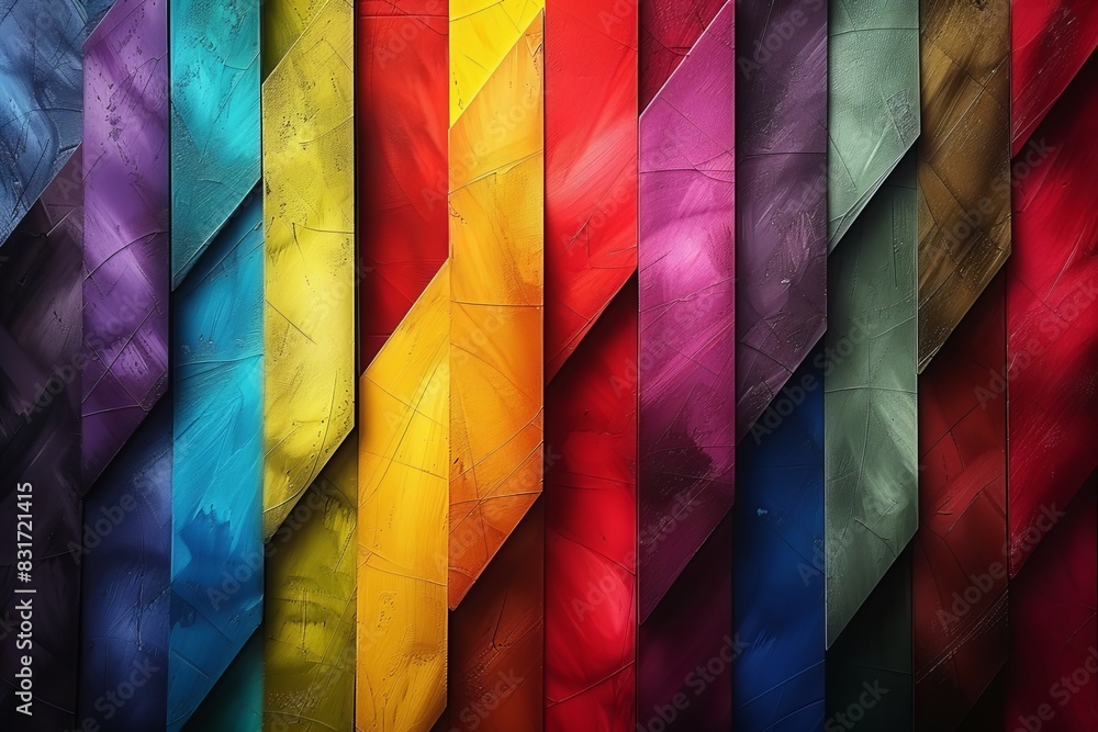 Poster realistic colorful abstract luxury design with geometric shapes and gradients background, overlappsi