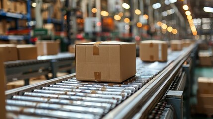 Preparing Parcels for Delivery in an Efficient Industrial Production Line