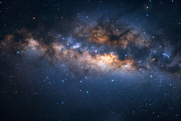 Fototapeta premium beautifully designed illustrations of galaxies, stars and nebulae in the universe