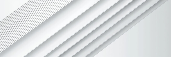 Obraz premium Abstract geometric pattern with overlapping white diagonal lines creating a modern minimalist design with clean and sharp edges 