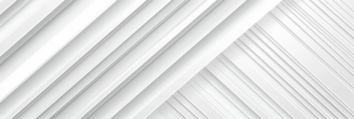 Obraz premium Abstract geometric pattern with overlapping white diagonal lines creating a modern minimalist design with clean and sharp edges 